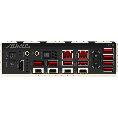 Gigabyte x870e aorus xtreme x3d ai top socket am5 moederbord (zwart, raid, 2x 10 gb-lan, wi-fi 7, bt, sound, e-atx)
