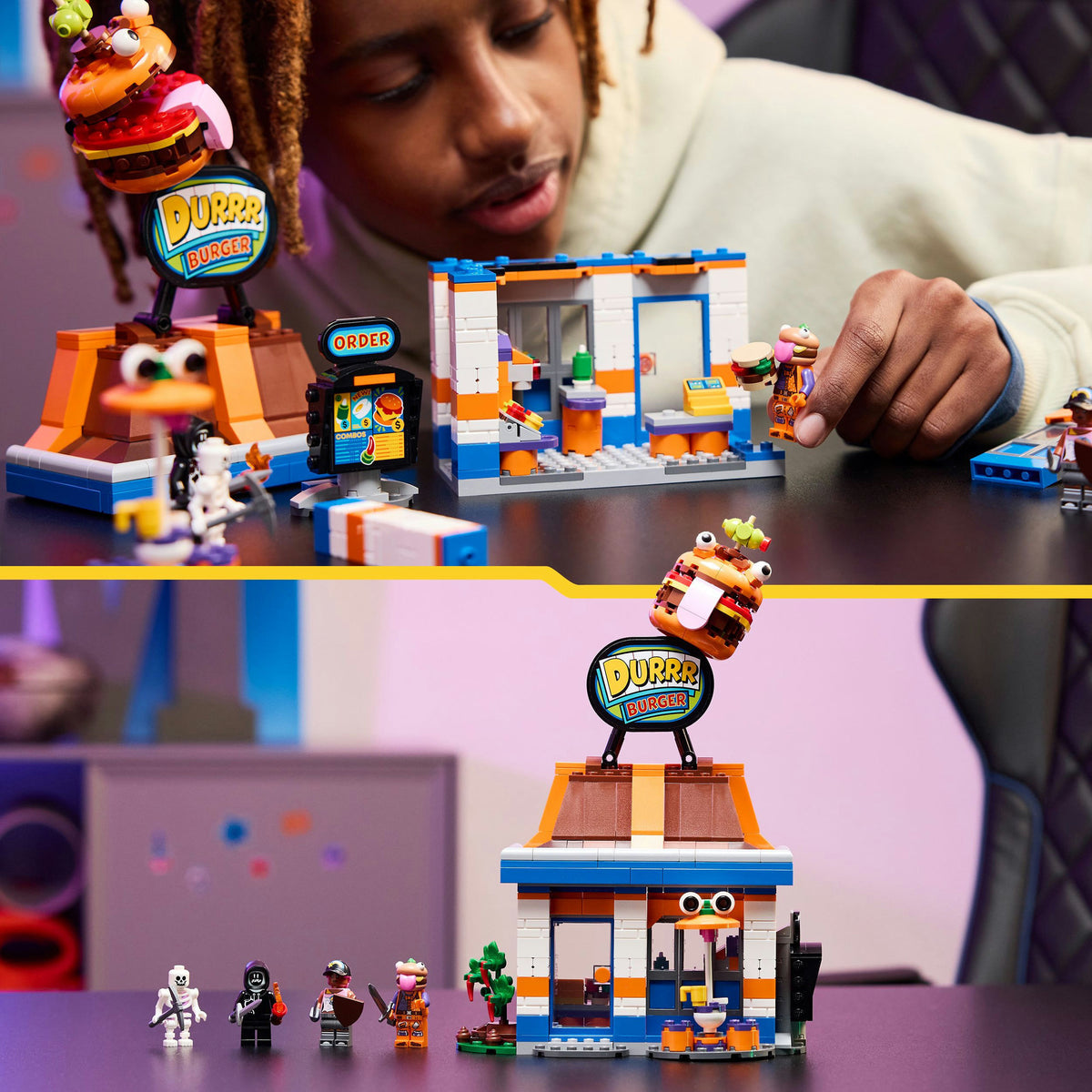 Lego® Fortnite® Restauracja z burgerami Durrr — 77076