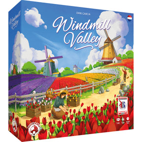 Kości planszowe Asmodee Windmill Valley - holenderska gra planszowa dla 1-4 graczy