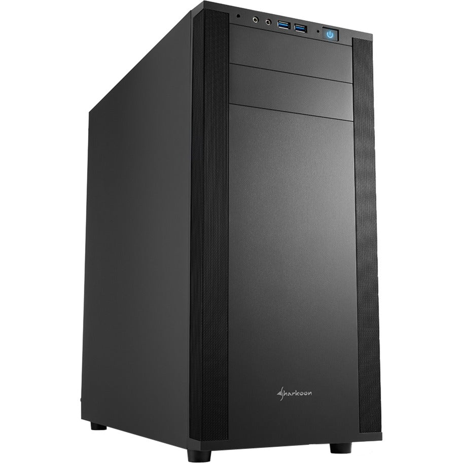 Obudowa midi tower Sharkoon m25-v (czarna | 2x USB-A)