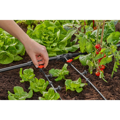 Trójnik Gardena micro-drip-system przyłącze 1 2” – 3 16 (ciemnoszary)