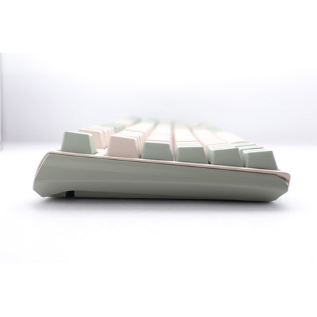 Ducky one 3 matcha, klawiatura (kremowa zieleń, układ us, wiśniowy mx brązowy, pbt double shot, hot swap)