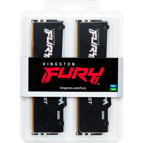 Kingston Fury Beast RGB 32 GB DDR5-6000 (2x 16 GB) RAM (czarny, KF560C30bbeak2-32, XMP 3.0, Expo 1.1)