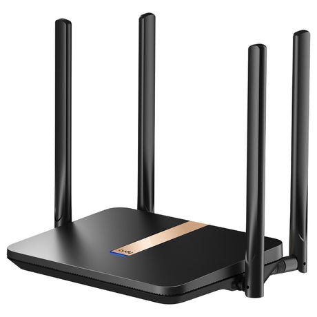 Router siatkowy Cudy AC1200 Wi-Fi Mesh 4G LTE Cat4 (czarny, siatkowy, aplikacja, gniazdo Nano SIM)