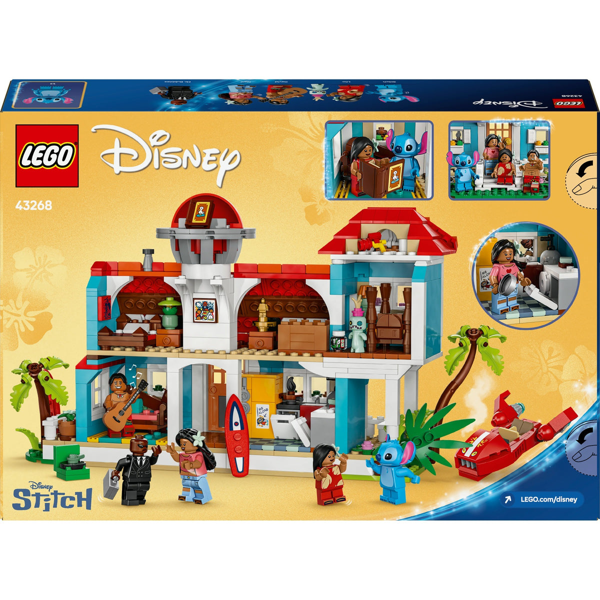 Lego® Disney Dom na plaży Lilo i Stich — 43268