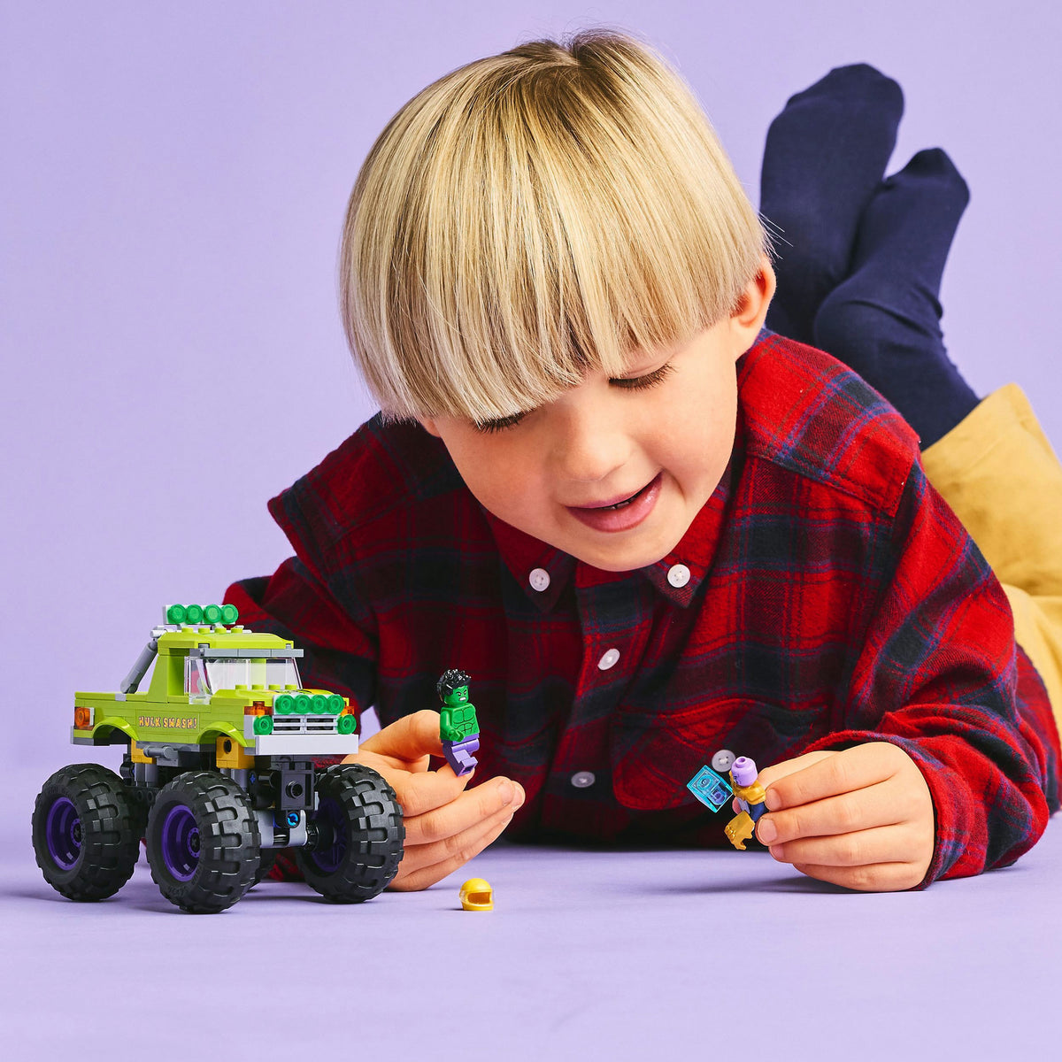 Lego Marvel: Hulk kontra Thanos - zabawki superbohaterskie - 76312