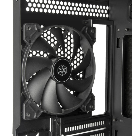 Obudowa midi tower Silverstone sst-sed1-b (czarna | 2x USB-A | 1x USB-C)