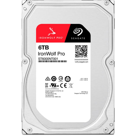 Dysk twardy Seagate ironwolf pro 6 TB (ST6000NT001, SATA 600, 24 7)