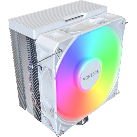 Chłodnica procesora Montech nx400 argb (biała, 4-pin PWM)
