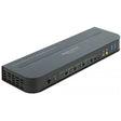 Delock przełącznik displayport 1.4 kvm przełącznik kvm (czarny, 8k 30 hz, USB 3.0, audio)