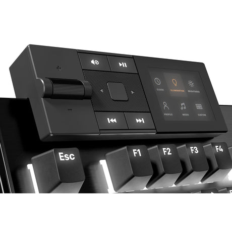 Bądź cicho! Mechaniczna klawiatura do gier z ciemnym mocowaniem, cicha, dotykowa rgb (czarna, układ amerykański (qwerty), cicha dotykowa, 100%, argb, podwójne klawisze pbt, stacja dokująca do multimediów)