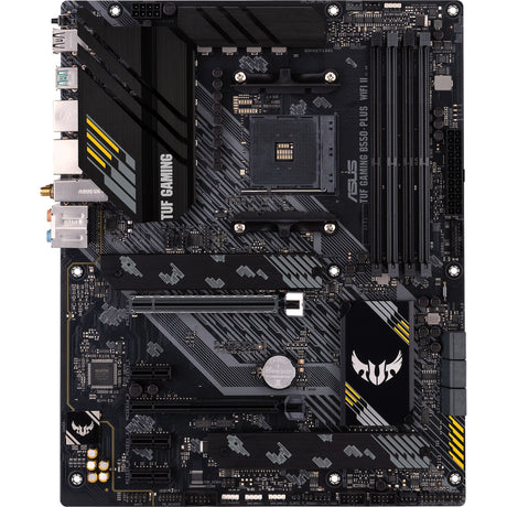 Płyta główna Asus Tuf Gaming B550-Plus WiFi II z gniazdem AM4 (czarna, RAID, GB-LAN, WiFi 6, BT, dźwięk, ATX)