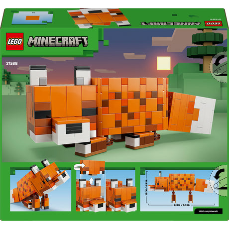 Lego Minecraft Dekoracja pokoju dziecięcego i zabawki ze zwierzętami dla dzieci - 21588