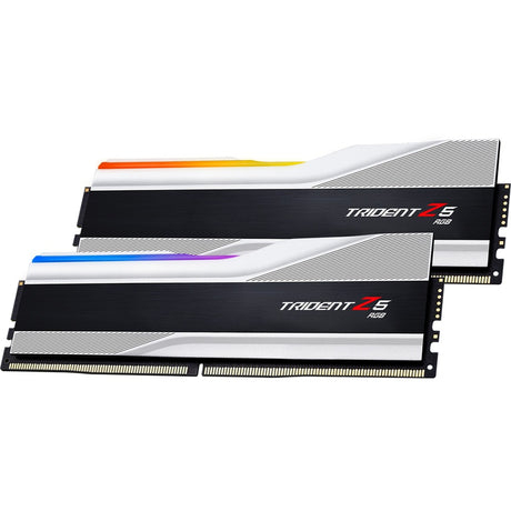 G.skill trident z5 rgb 32 gb ddr5-6400 (2x 16 gb) RAM (srebrny, f5-6400j3239g16gx2-tz5rs, xmp 3.0)