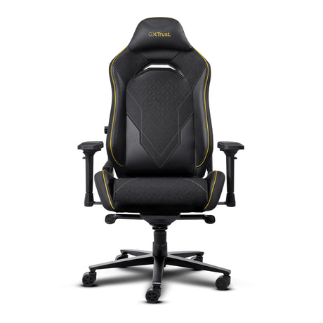 Wygodny fotel do gier Trust GXT 721 Ruya Pro Premium (czarno-żółty)