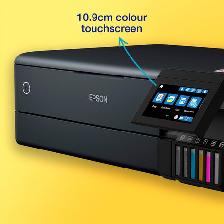 Uniwersalna drukarka atramentowa Epson ecotank et-8550 (czarna, USB, WLAN, skanowanie, kopiowanie)