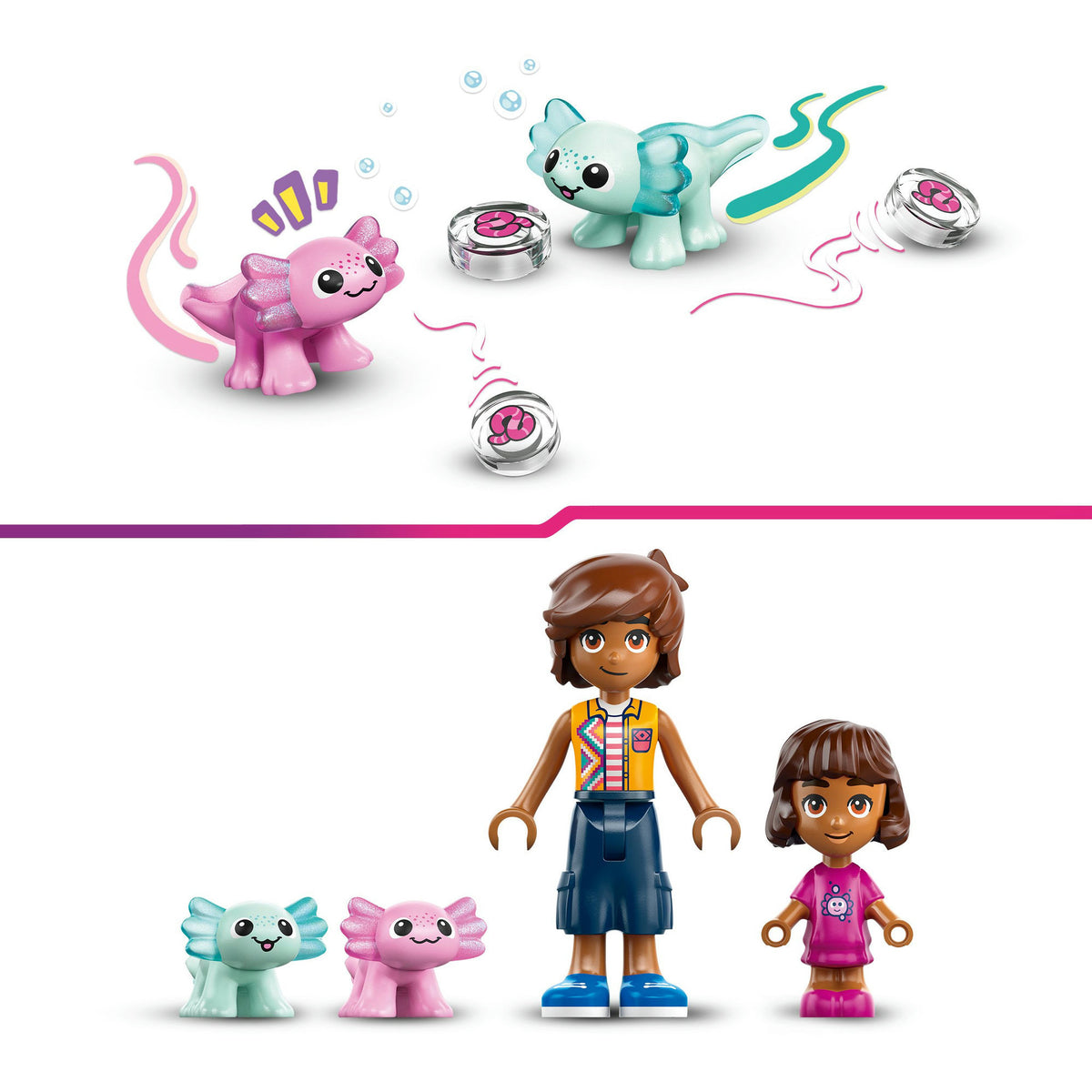 Lego Friends Zestaw do budowania łodzi przygodowej z Aksolotlem – zabawka – 42681