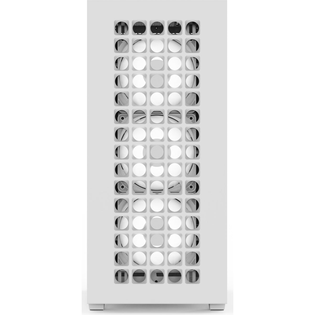 Obudowa midi tower Aerocool b502a (biała | 2x USB-A | 1x USB-C | RGB)