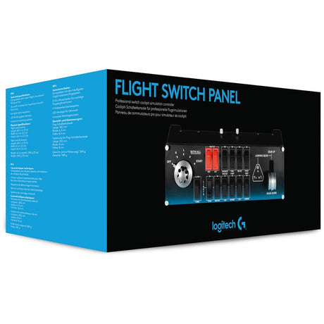 Logitech G Saitek Pro Panel przełączników lotu Panel przyrządów (czarny, PC)