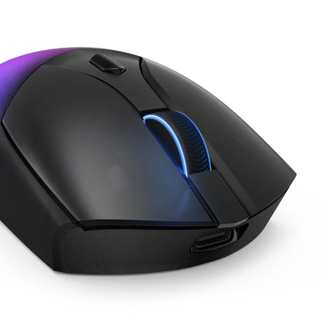 Bezprzewodowa mysz do gier Lenovo Legion M410 RGB (czarna, 16 000 DPI, RGB, 2,4 GHz USB)