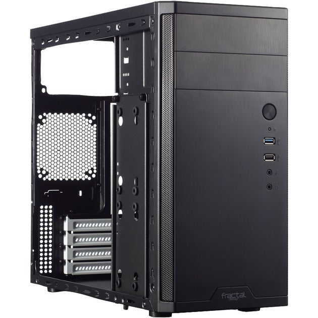 Obudowa mini tower Fractal Design Core 1100 (czarna | 2x USB-A)