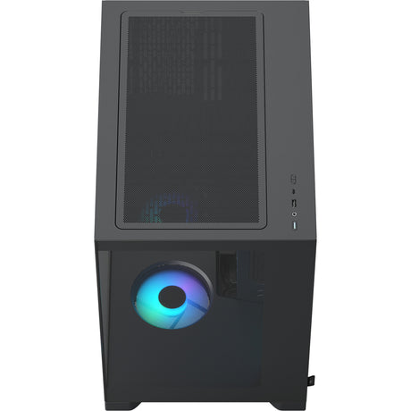 Obudowa Midi Tower Fractal Design Pop 2 Vision RGB (czarna | 1x USB-A | 1x USB-C | rgb | szkło hartowane)