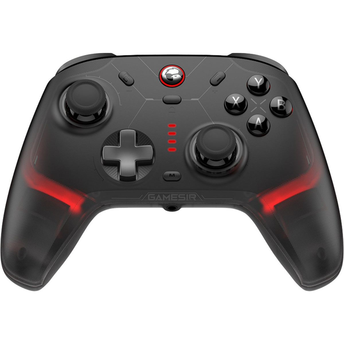 Wieloplatformowy kontroler Gamesir Cyclone 2 – Shadow Black (czarny czerwony, USB 2,4 GHz Bluetooth, Switch, Android, iOS, PC)