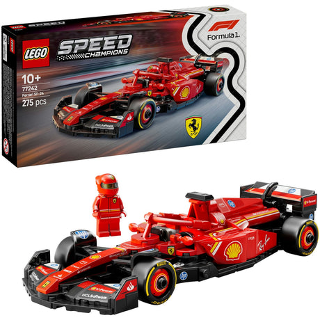 Zestaw Lego Speed Champions Ferrari SF-24 F1 samochód wyścigowy - 77242