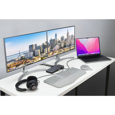 Stacja dokująca Kensington SD5760t (srebrno-czarna, Thunderbolt 4, USB-C, USB-A, HDMI, PD)