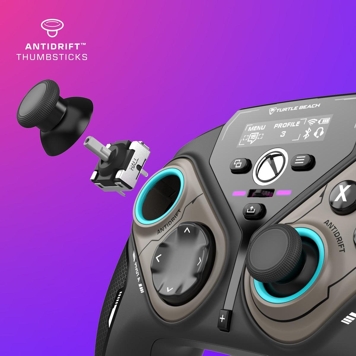 Bezprzewodowy inteligentny kontroler Turtle Beach Stealth Pivot (czarny, Bluetooth USB, 2,4 GHz, PC, Xbox, Android)