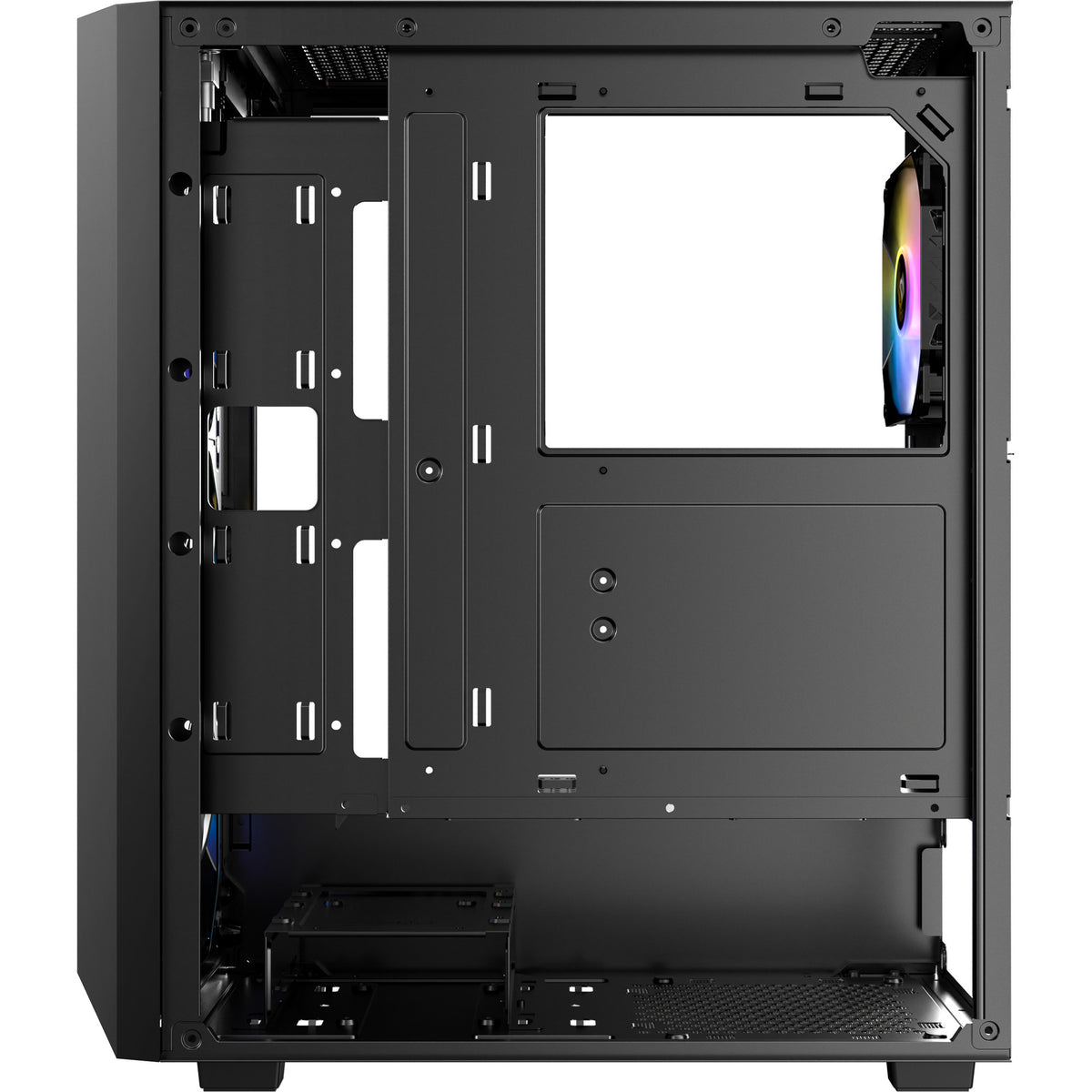 Obudowa midi tower Antec ax67 argb (czarna | 3x usb-a | szkło hartowane)