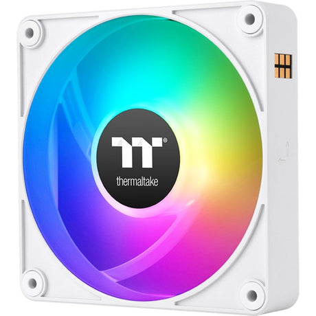 Thermaltake ct120 ex Reverse argb Sync wentylator chłodzący komputer śnieg (pakiet 3 wentylatorów) wentylatory do obudowy (białe, 3 sztuki, 120 x 120 x 25 mm, pwm)