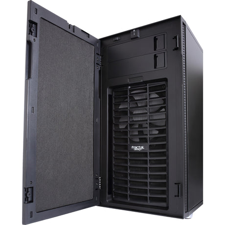 Konstrukcja fraktalna definiuje obudowę midi tower r5 (czarna | 4x usb-a)