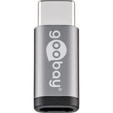 Adapter Goobay USB-C > USB Micro-B 2.0 (szary)
