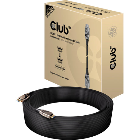 Aktywny kabel optyczny HDR Club 3D HDMI 2.0 UHD (czarny, 30 metrów, 4K 60 Hz)