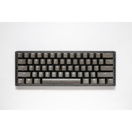 Klawiatura mechaniczna Ducky one 3 mini aura rgb (czarna, układ amerykański (qwerty), wiśniowy mx brązowy, 60%, abs double shot, hot swap)