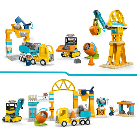 LEGO Duplo Town 10476 Plac budowy i pojazdy 3w1
