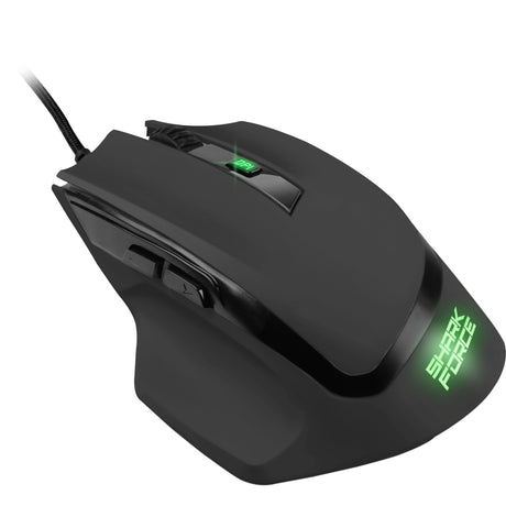 Mysz do gier Sharkoon shark force ii (czarna, 400 - 4200 dpi, wielokolorowe diody LED)