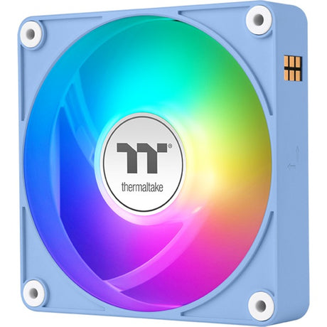 Thermaltake ct120 ex Reverse argb Sync wentylator chłodzący do komputera hortensja niebieska (zestaw 3 wentylatorów) wentylatory do obudowy (jasnoniebieski, 3 sztuki, 120 x 120 x 25 mm, pwm)