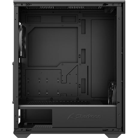 Obudowa midi tower Sharkoon vk2 (czarna | 2x usb-a)