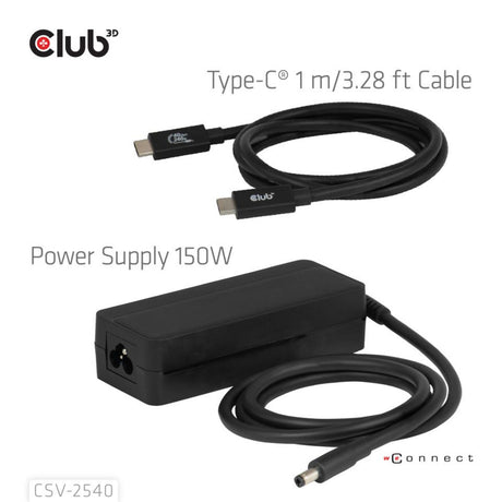 Stacja dokująca z czterema wyświetlaczami Club 3D 14-1 USB-C (czarna)