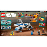 Lego star wars - nowa republika e-wing kontra myśliwiec Shin Hati's Starfighter (75364)