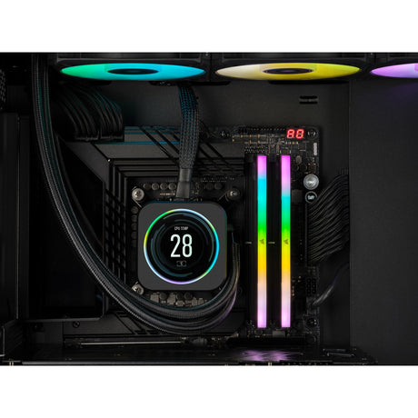 Corsair Vengeance RGB 32 GB DDR5-5200 (2x 16 GB) RAM (czarny, cmh32gx5m2b5200c40, xmp 3.0)