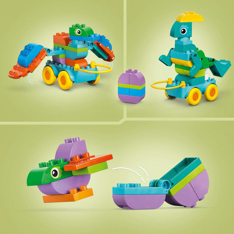 Lego ® Duplo® City Dinozaury 3 w 1 na kółkach - 10451