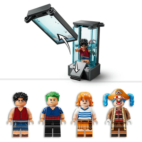 Jednoczęściowy zestaw konstrukcyjny Lego ® z namiotem cyrkowym i buggy klaunem - 75637