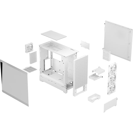 Fractal design pop xl air rgb obudowa typu big tower (biały | 2x usb-a | rgb | szkło hartowane)