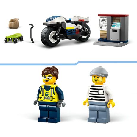 Lego ® pościg miejski na motocyklu policyjnym - 60455