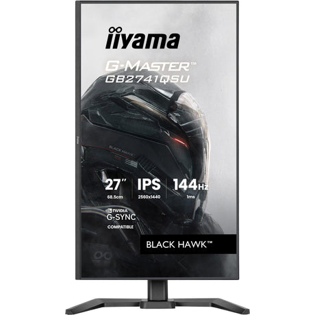 Monitor do gier Iiyama G-Master Black Hawk GB2741QSU-B1 27 (czarny, HDMI, DisplayPort, 2x USB-A, USB-B, 144 Hz)