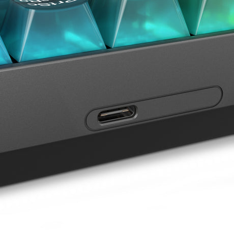 Lenovo legion k510 mini pro rgb mechanisch gaming toetsenbord (zwart, układ amerykański (qwerty), 75%, brązowy przełącznik, hot swap, usb)