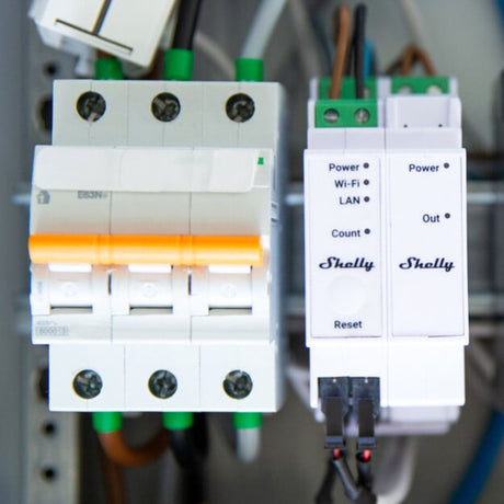 Shelly pro 3em dodatkowy licznik energii elektrycznej Bluetooth, Wi-Fi